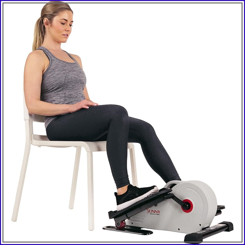 Home Office Desk - Under Desk Pedal Elliptical Machine, Adjustable
