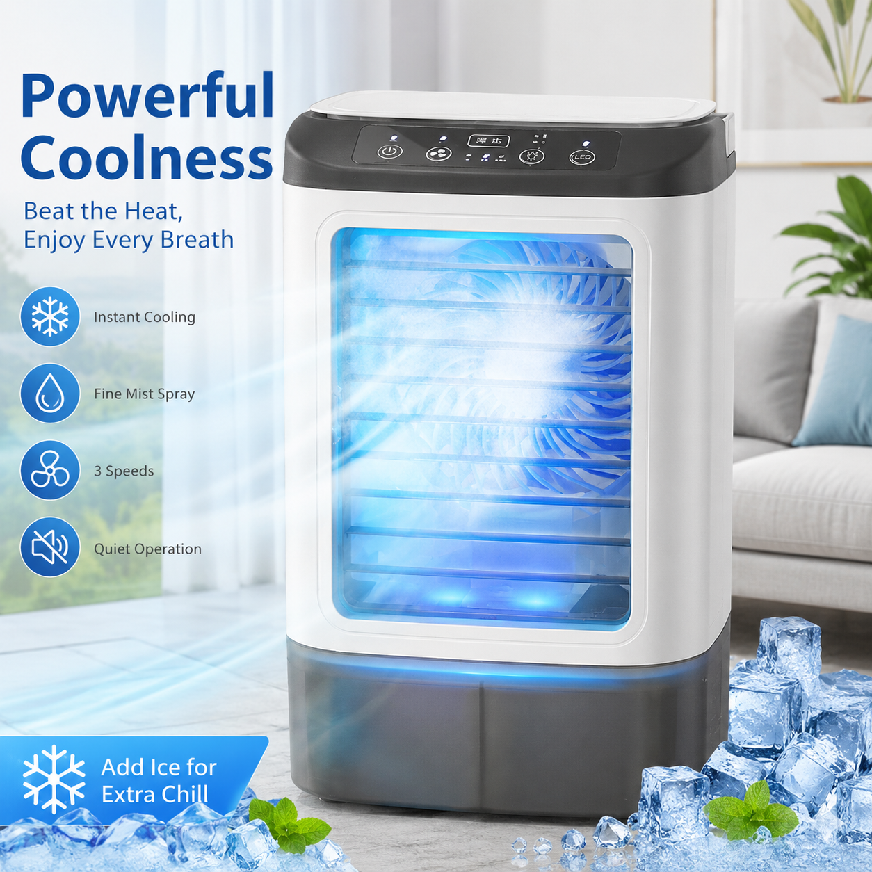 Home Office Gadgets - Portable USB Home Cooling Fan Mini