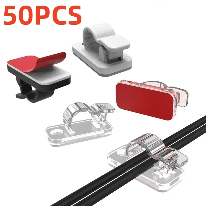Cable Management Box - USB Cable Organizer Clips Wire Winder