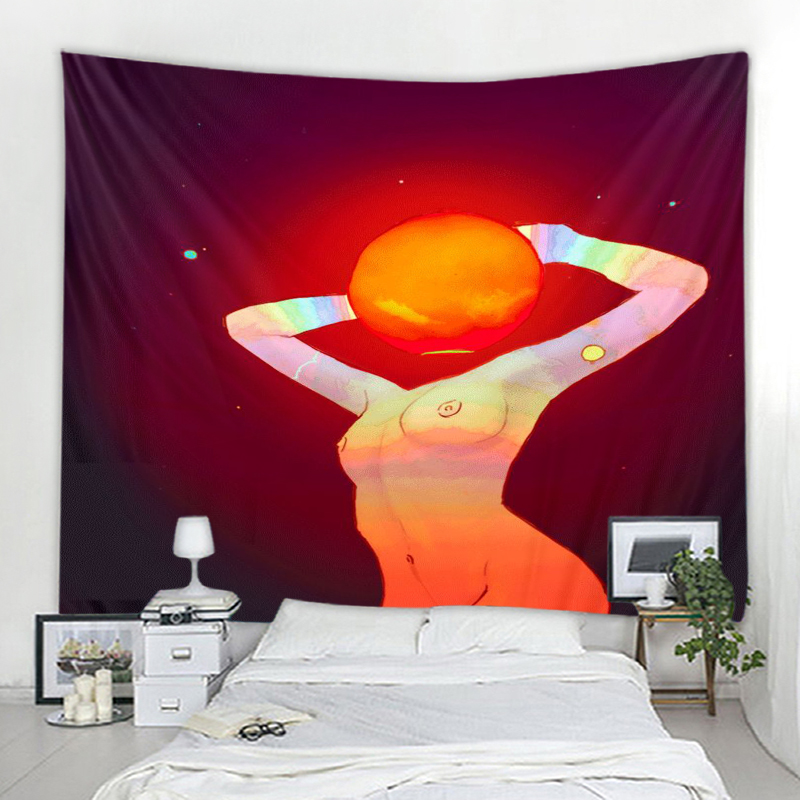 Bohemian Sun Moon Tapestry Wal - Home Office Yoga Room avis et prix
