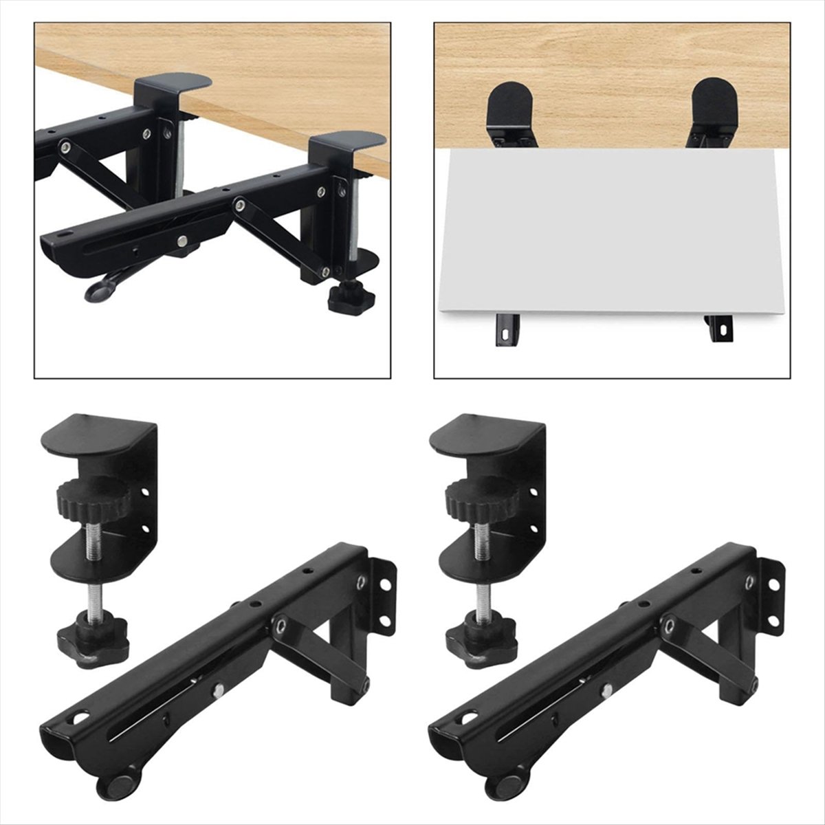 grand 2Pcs Under Desk Keyboard - Keyboard Tray Under Desk avis et prix