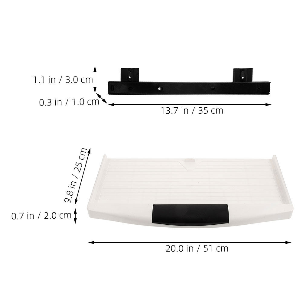 1Set Keyboard Tray Under Desk  - Keyboard Tray Under Desk avis et prix