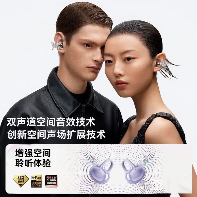 Erdu Ear Clip Wireless Earphon - Noise Canceling Headphones avis et prix