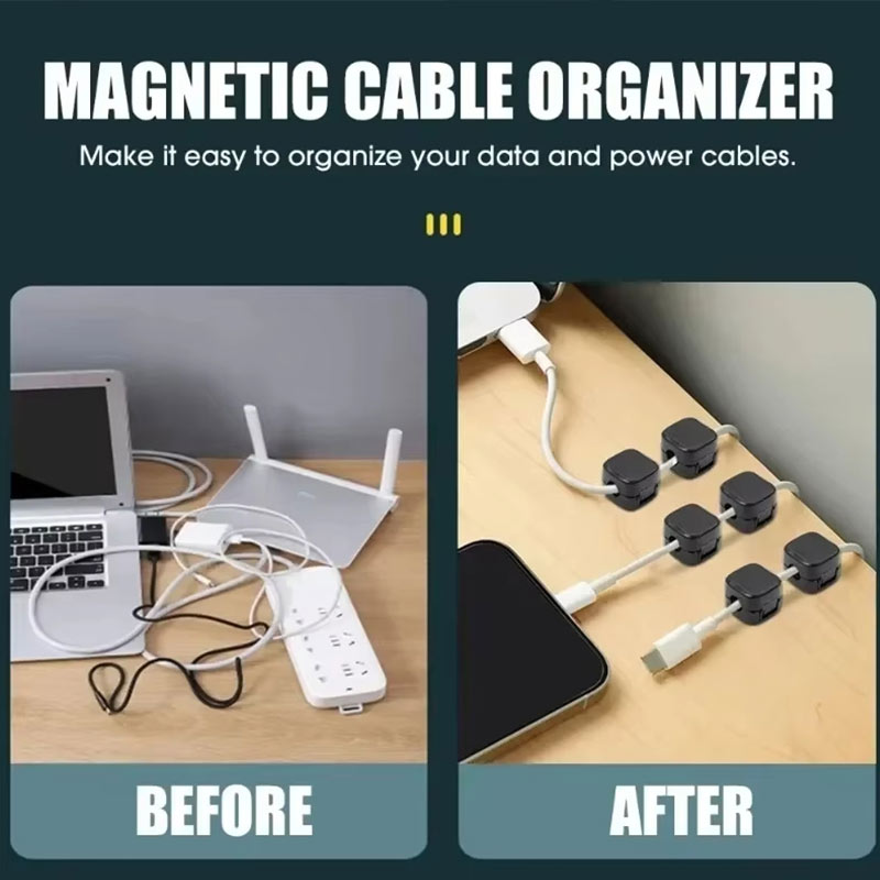 Magnetic Cable Clip Cable Hold - Cable Management Box avis et prix