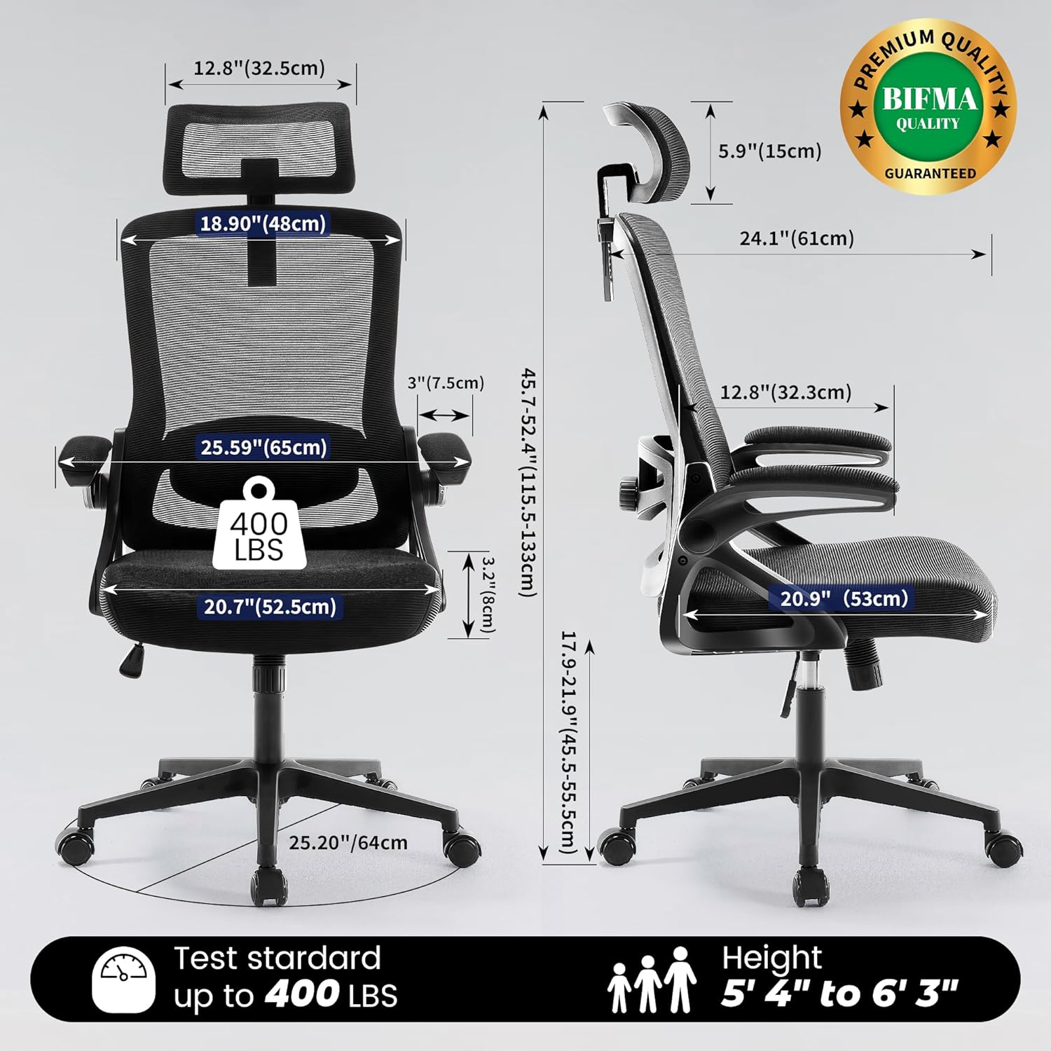 Ergonomic Office Chair 400 LBS - Home Office Desk avis et prix