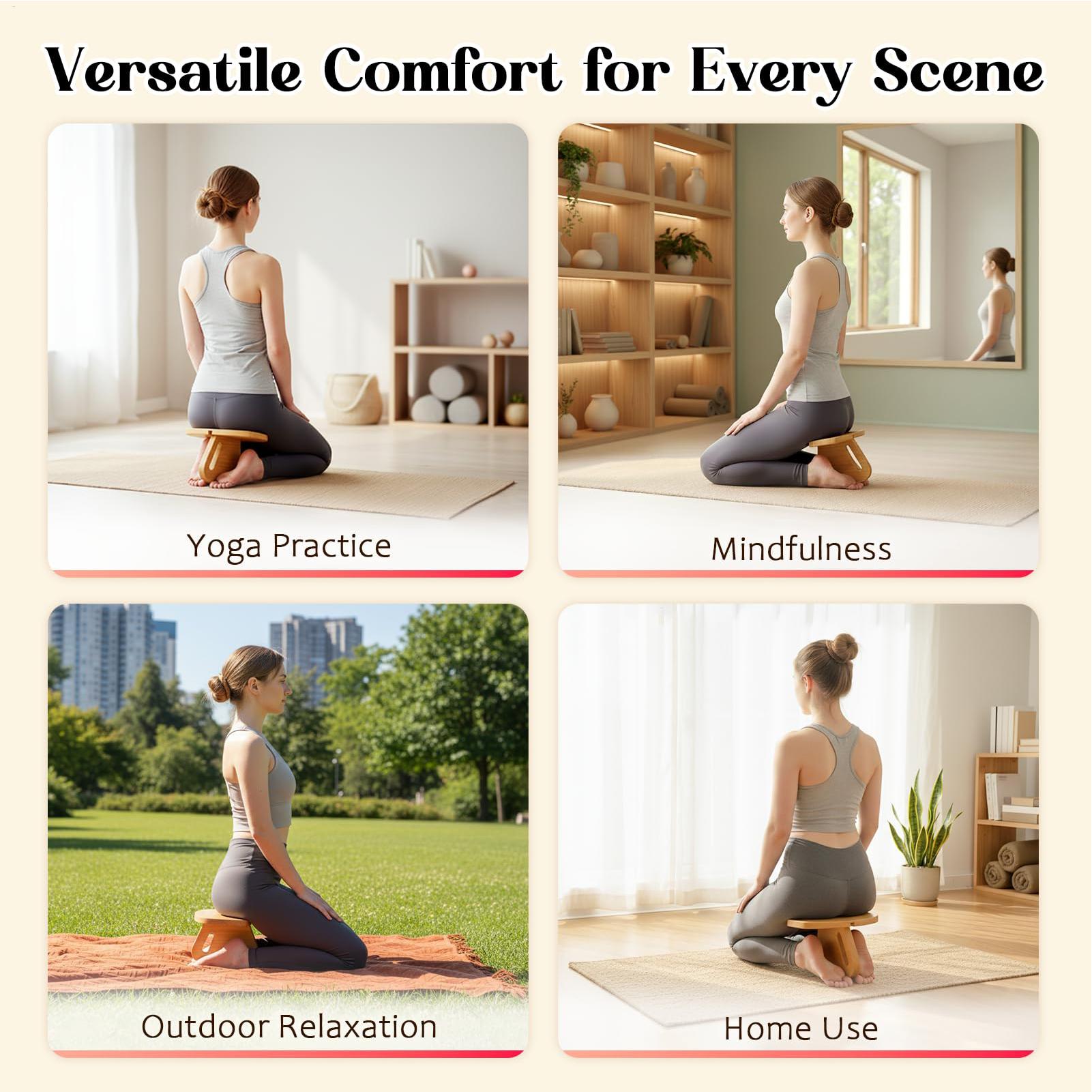 Prayer Stool Wooden Prayer Kne - Home Office Yoga Room avis et prix