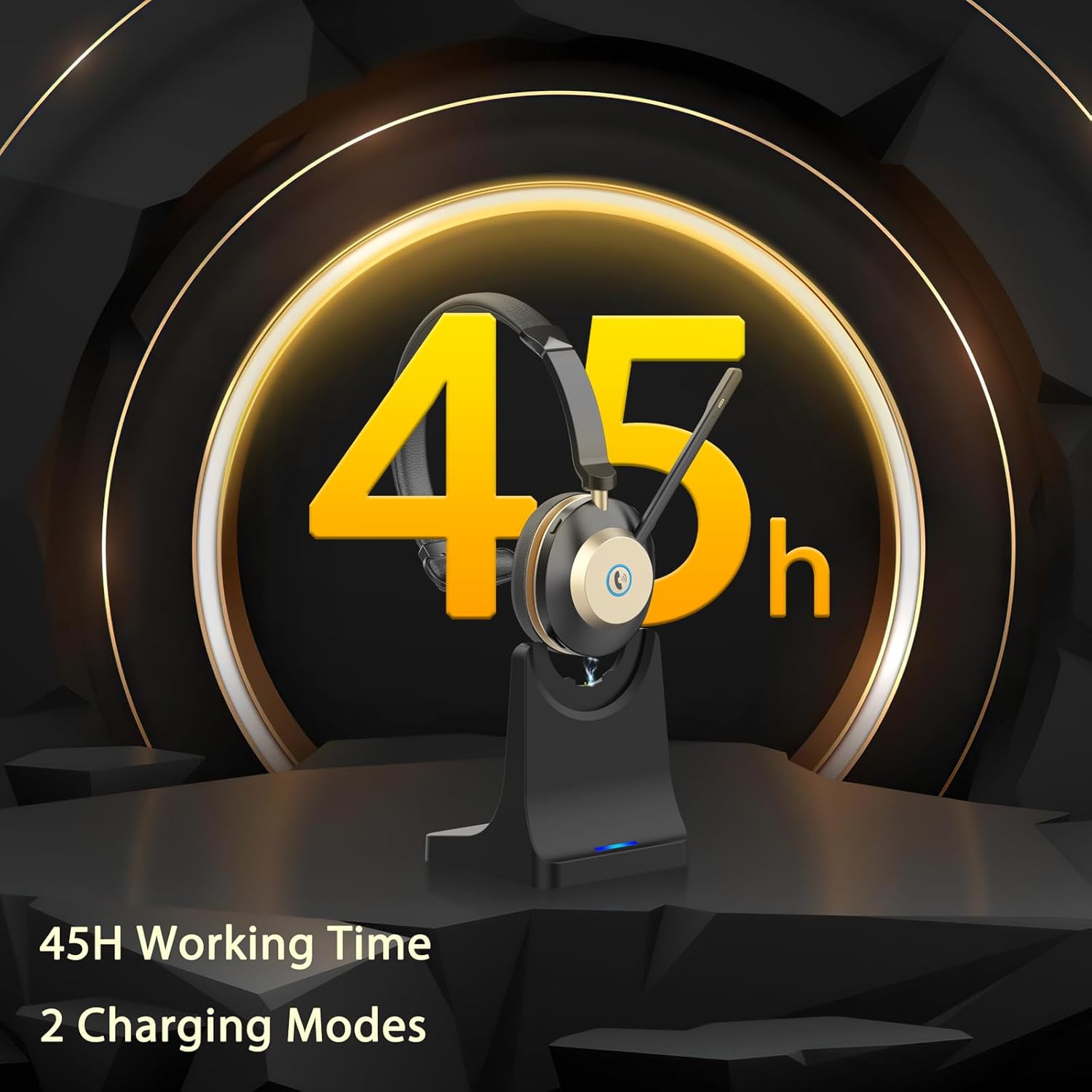 Wireless Headset with Mic, Noi - Noise Canceling Headphones avis et prix