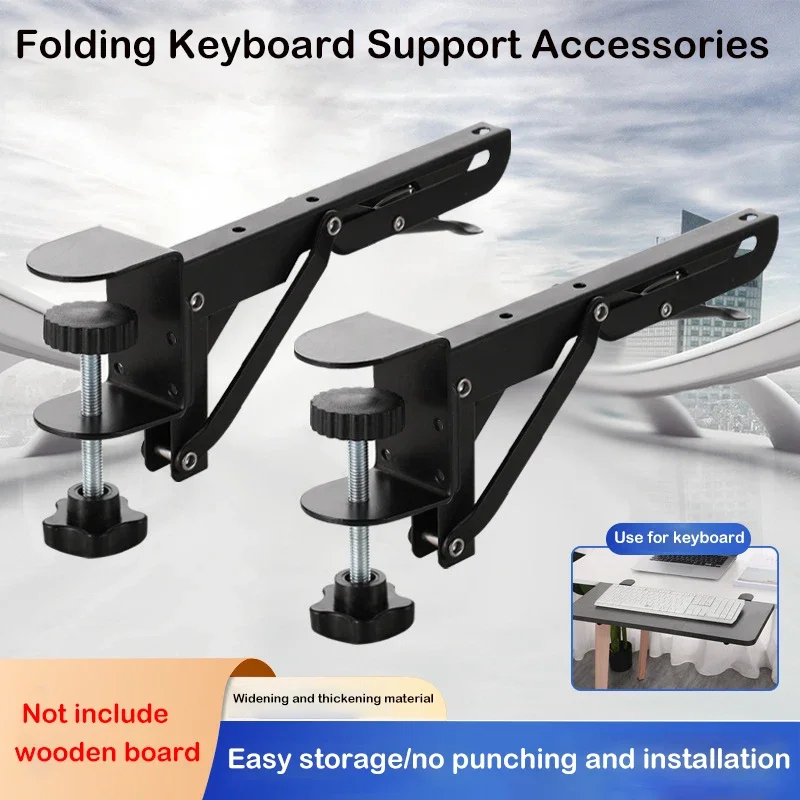 2Pcs/set Under Desk Keyboard T - Keyboard Tray Under Desk avis et prix