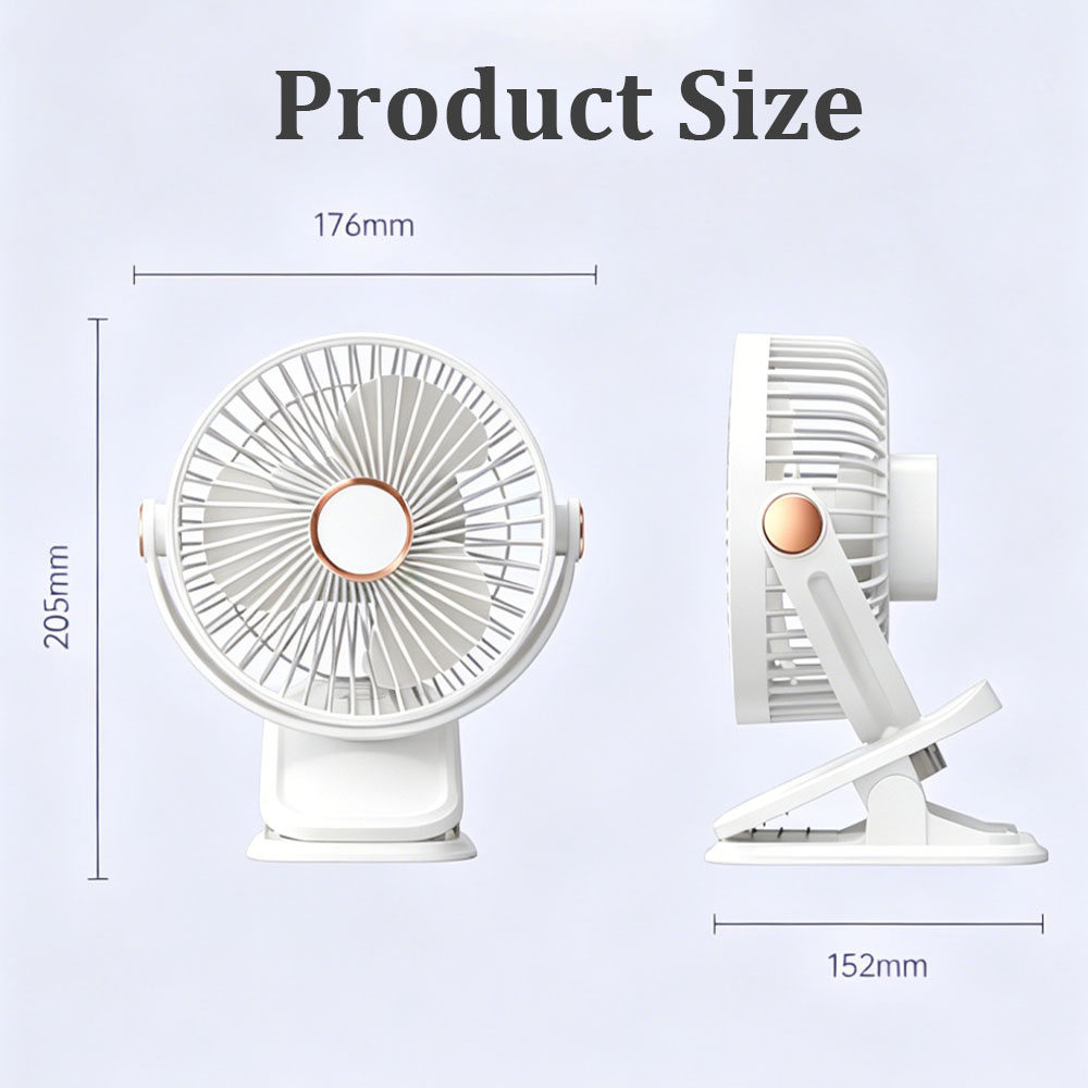 Portable Clip On Fan, 5 Speeds - Home Office Gadgets avis et prix