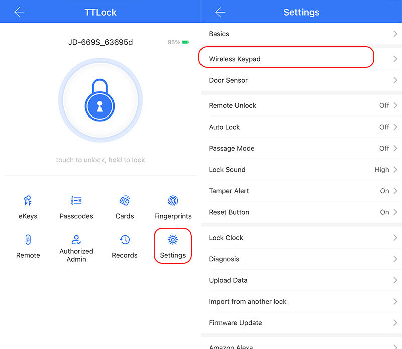 WK2 TTlock Wireless Keypad Pas - Home Office Google avis et prix
