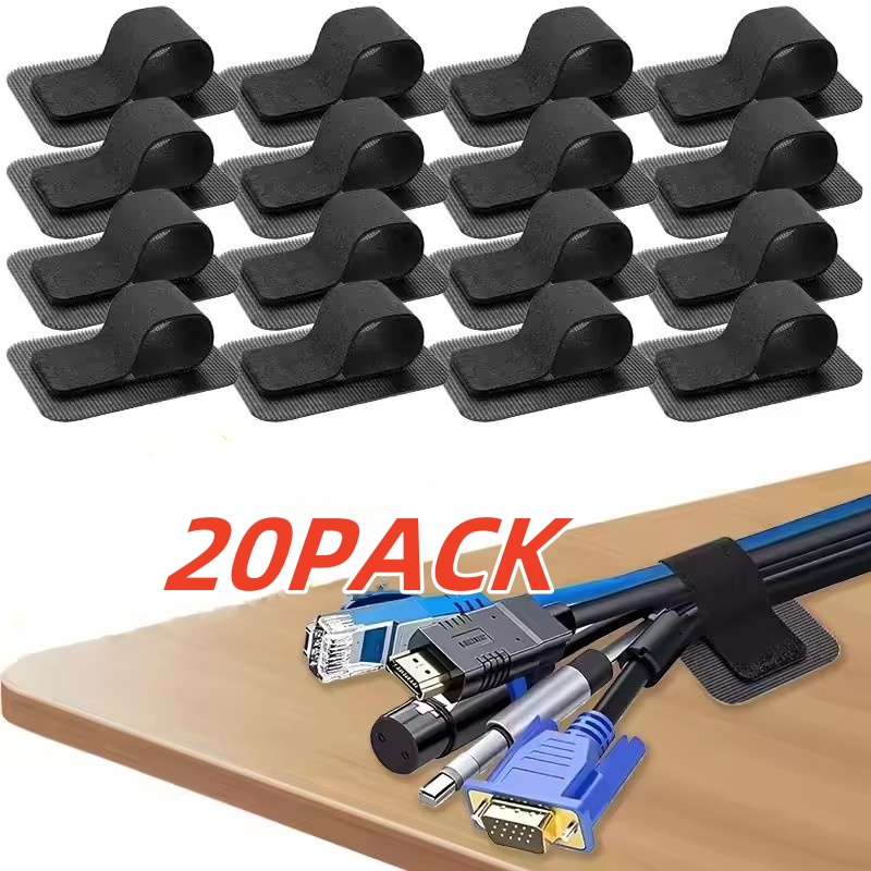 4/20Pcs Reusable Self-Adhesive - Home Office Desk avis et prix