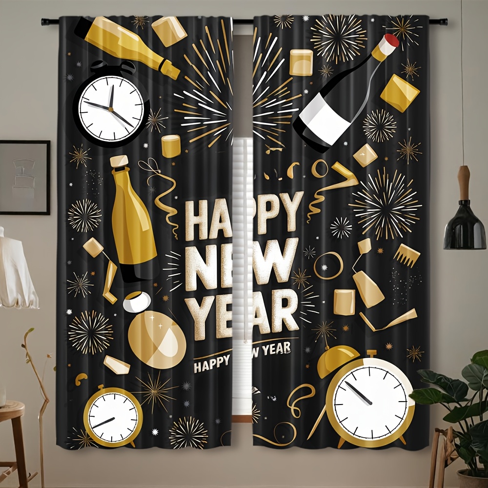 2pcs Happy New Year 2025 Conte - Home Office Rate 2025 avis et prix