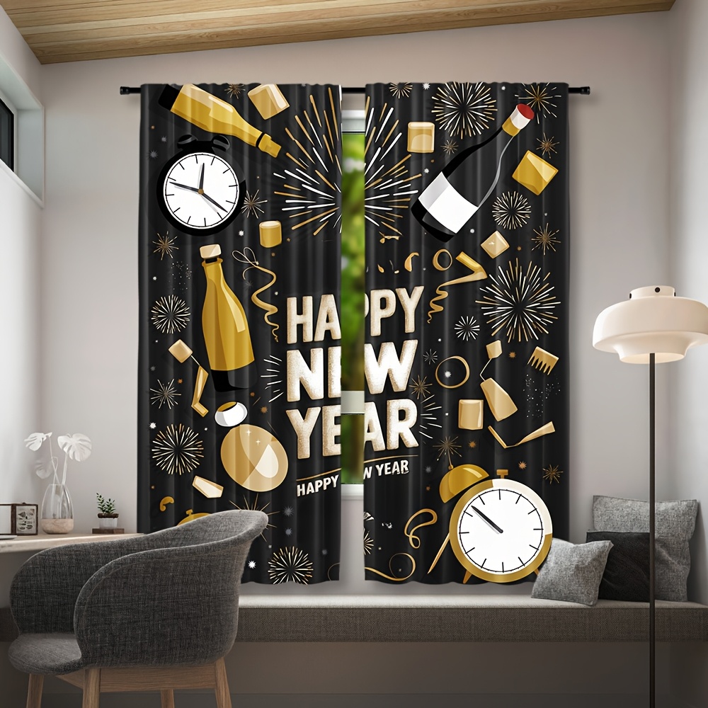 2pcs Happy New Year 2025 Conte - Home Office Rate 2025 avis et prix