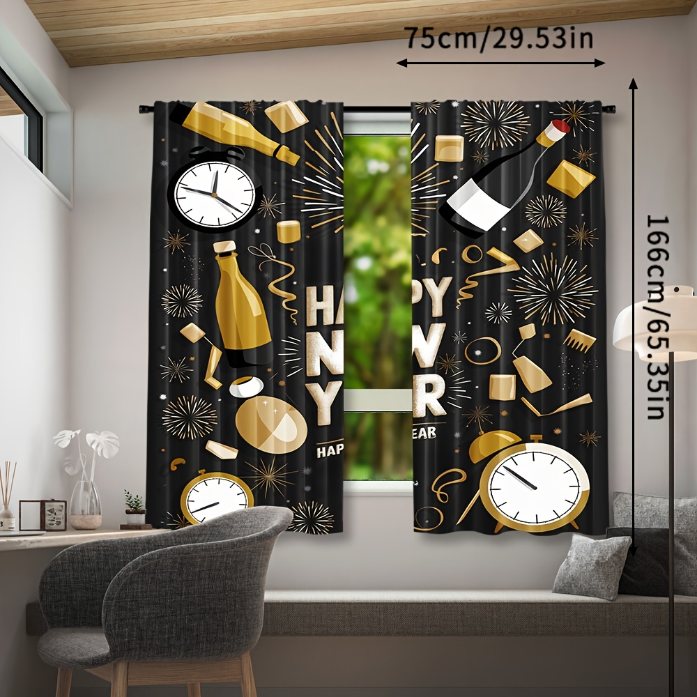2pcs Happy New Year 2025 Conte - Home Office Rate 2025 avis et prix