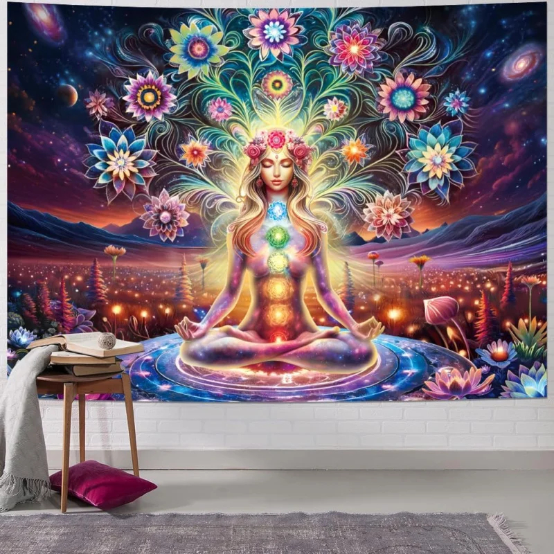 VIKAMA Blacklight Chakra Godde - Home Office Yoga Room avis et prix