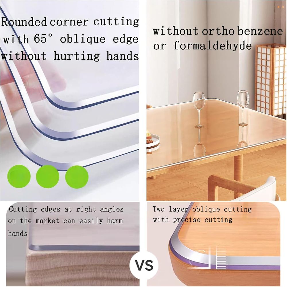 42x64 Clear PVC Desk Mat Prote - Home Office For avis et prix