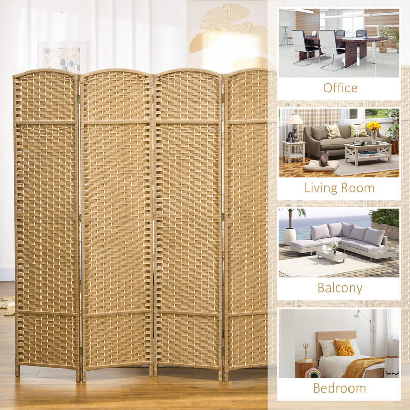 HOMCOM Folding Room Divider Sc - Home Office For avis et prix