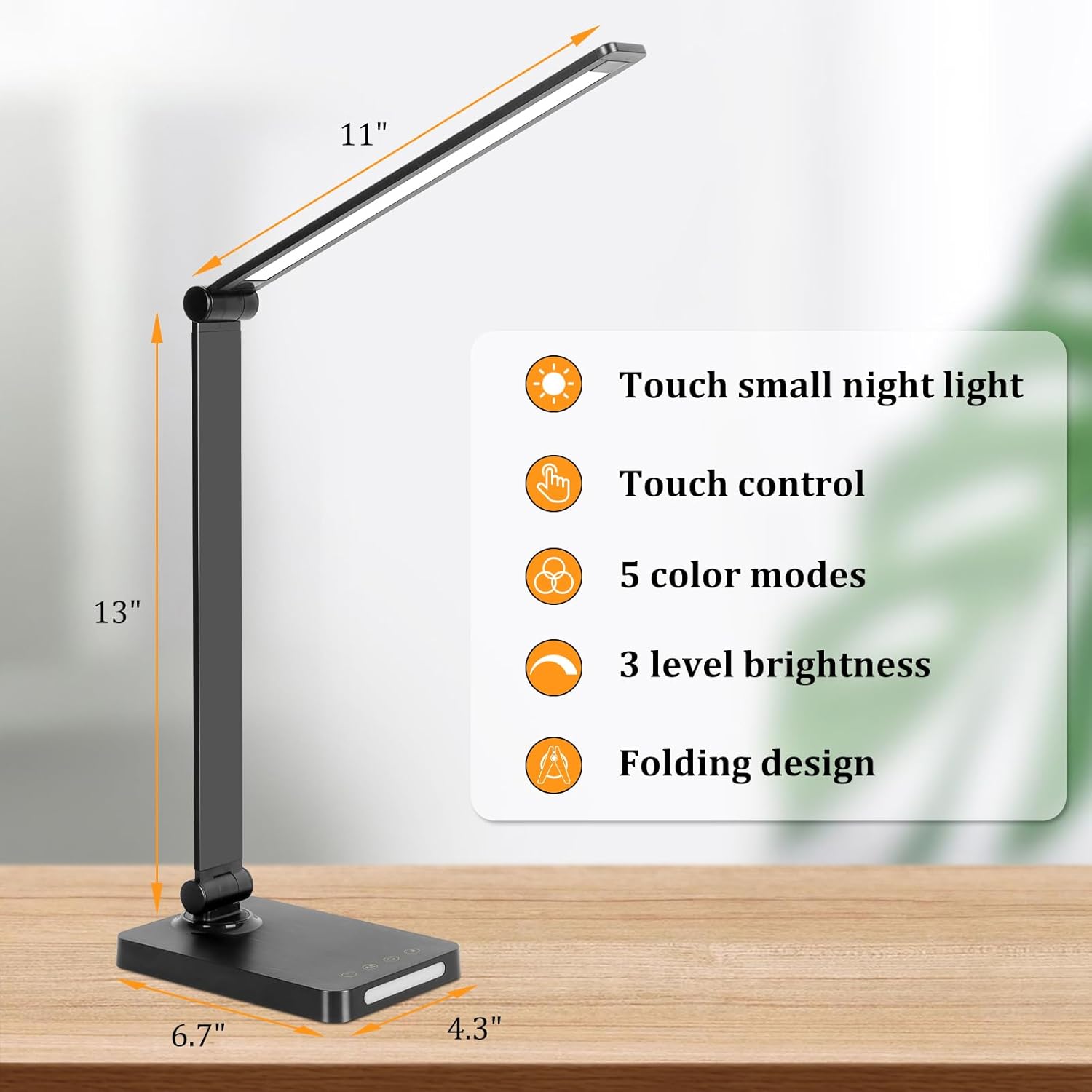 LED Desk Lamp with USB Ports,  - Home Office Desk avis et prix