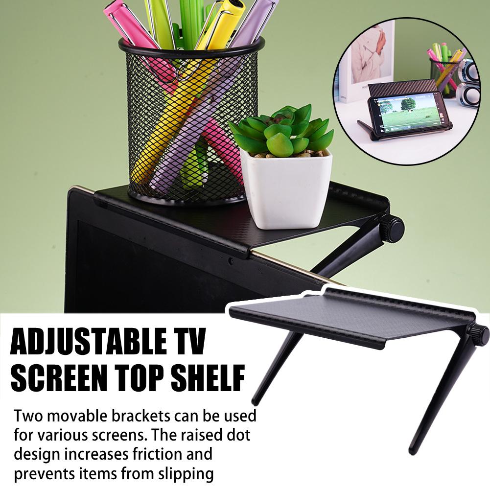 Adjustable TV Screen Shelf Rac - Home Office For avis et prix