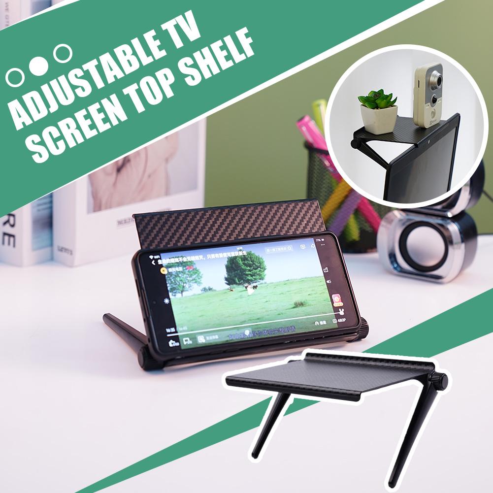 Adjustable TV Screen Shelf Rac - Home Office For avis et prix