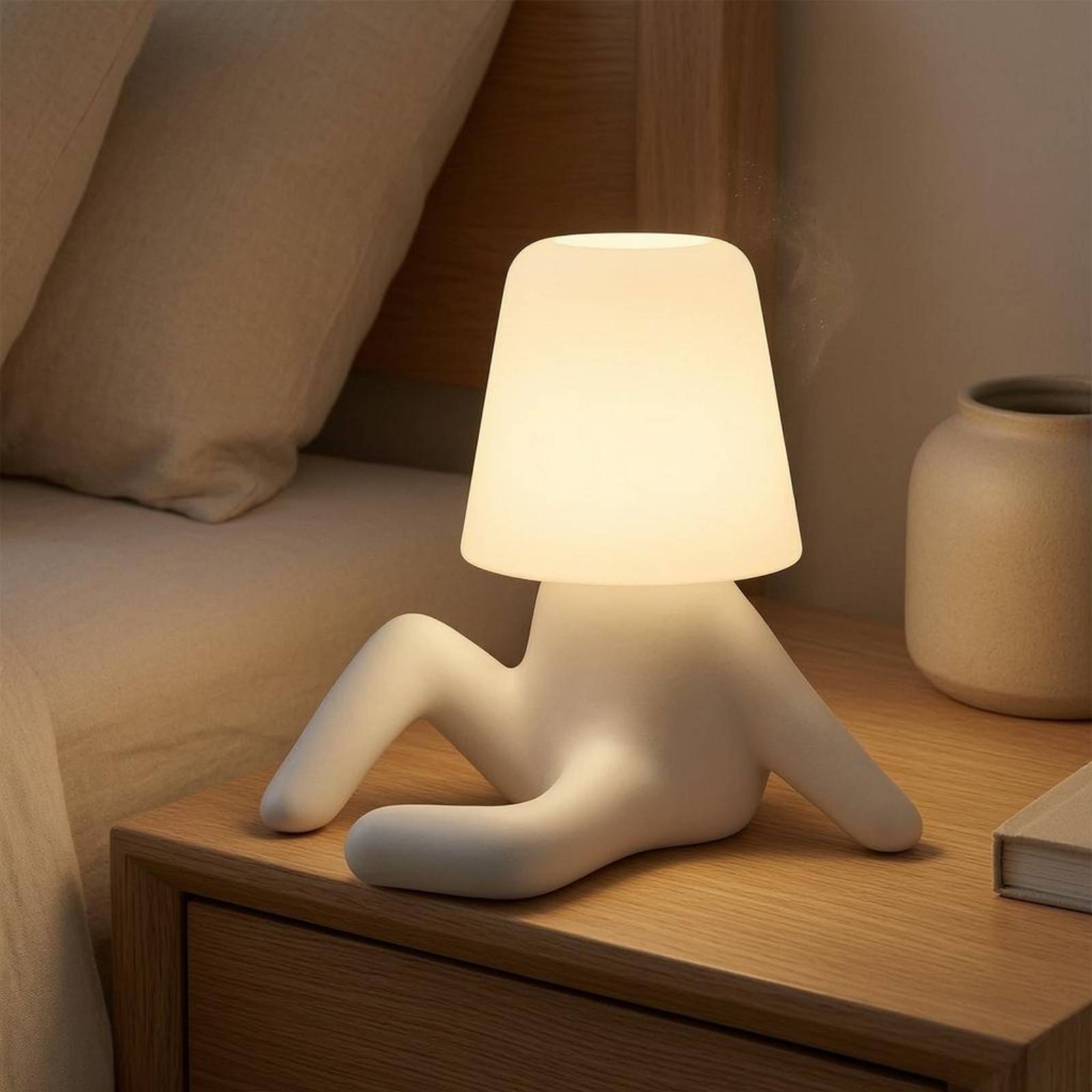Sitting Figure Lamp ABS Resin  - Home Office Desk avis et prix