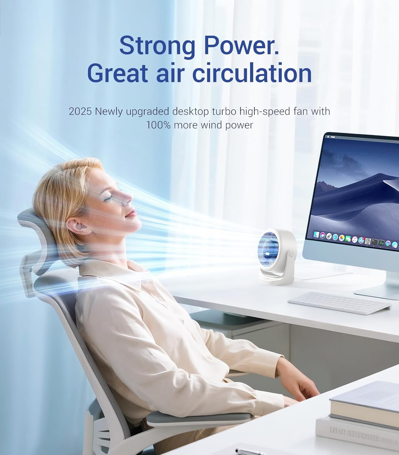 USB Desk Turbo Fan, Ultra-Quie - Home Office Gadgets avis et prix