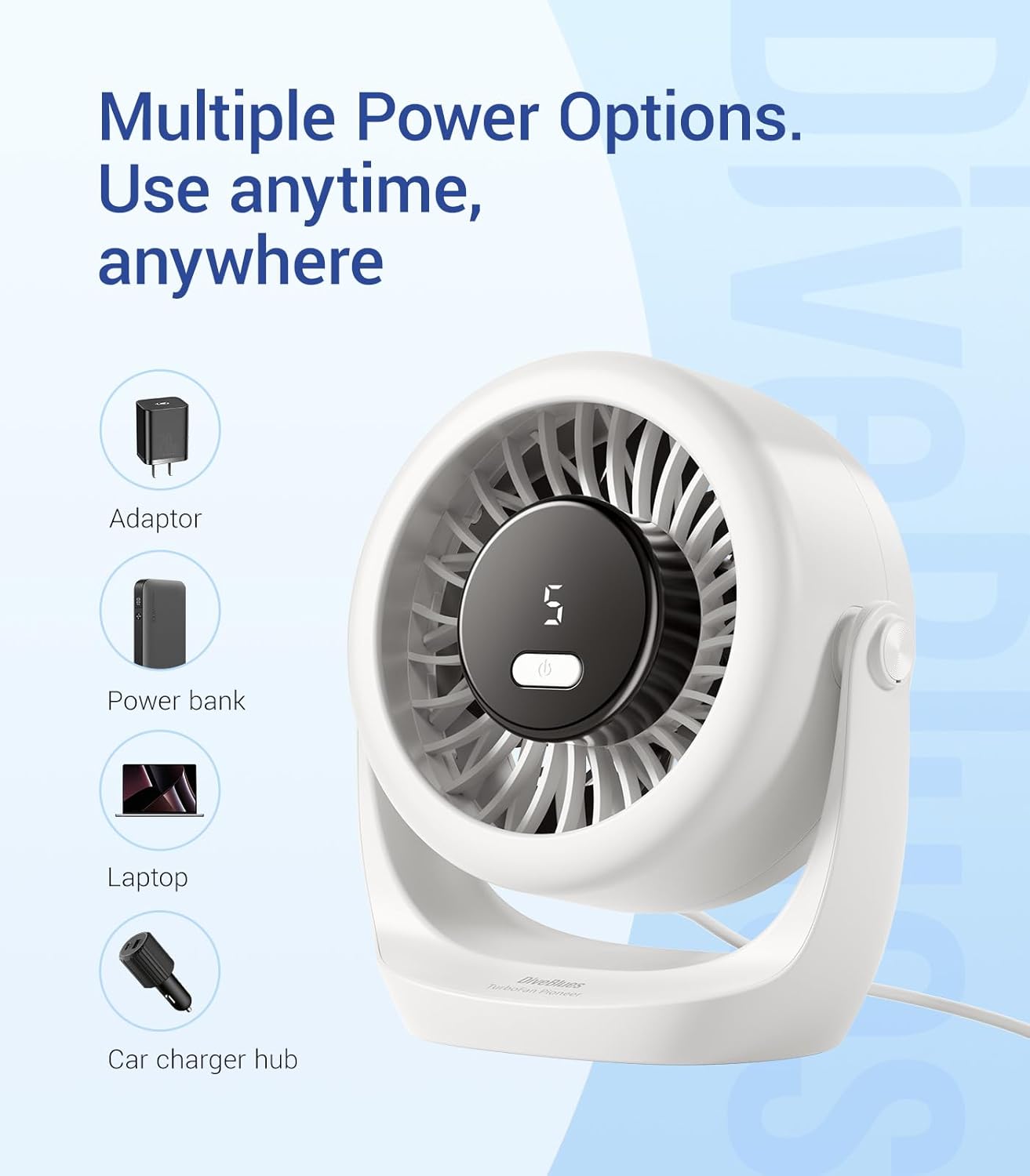 USB Desk Turbo Fan, Ultra-Quie - Home Office Gadgets avis et prix