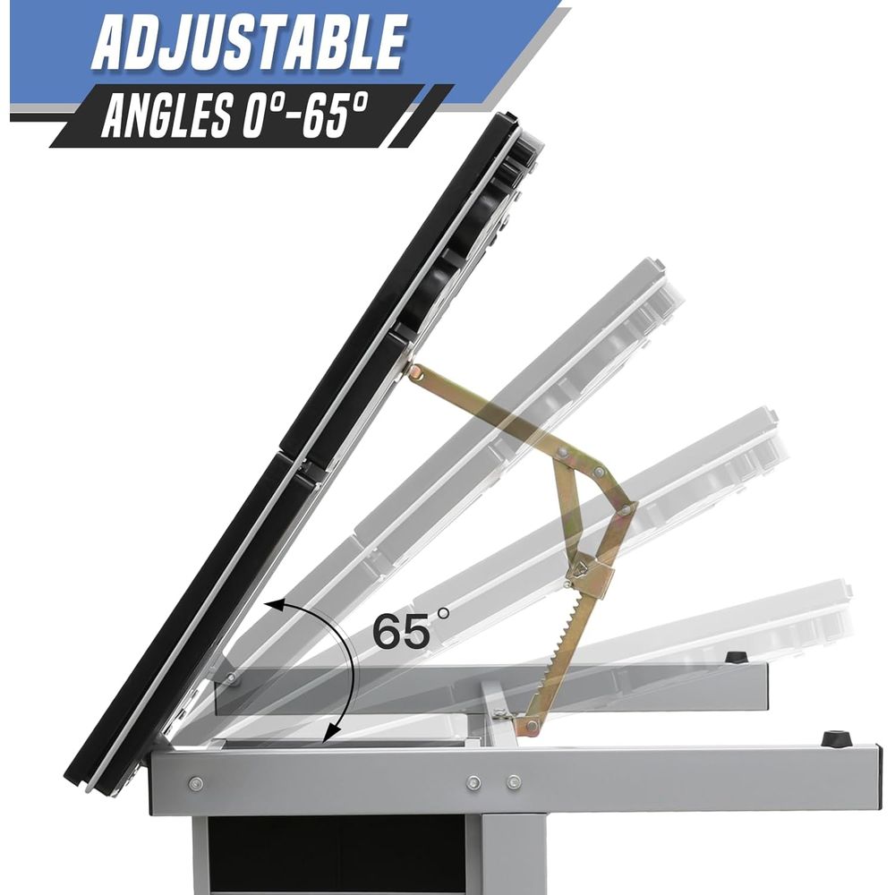 Adjustable Glass Top Dining Ta - Home Office For avis et prix
