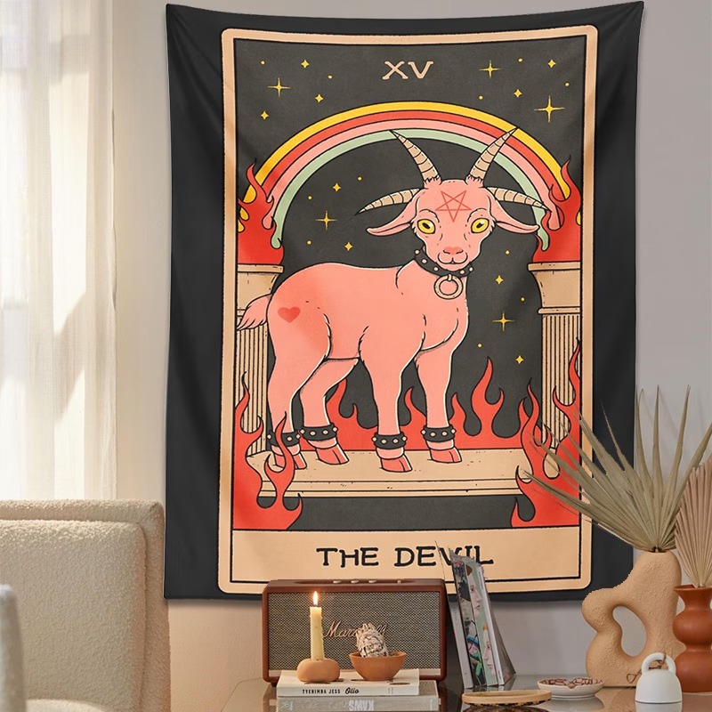 VIKAMA Tarot Style Baphomet Ta - Home Office Yoga Room avis et prix