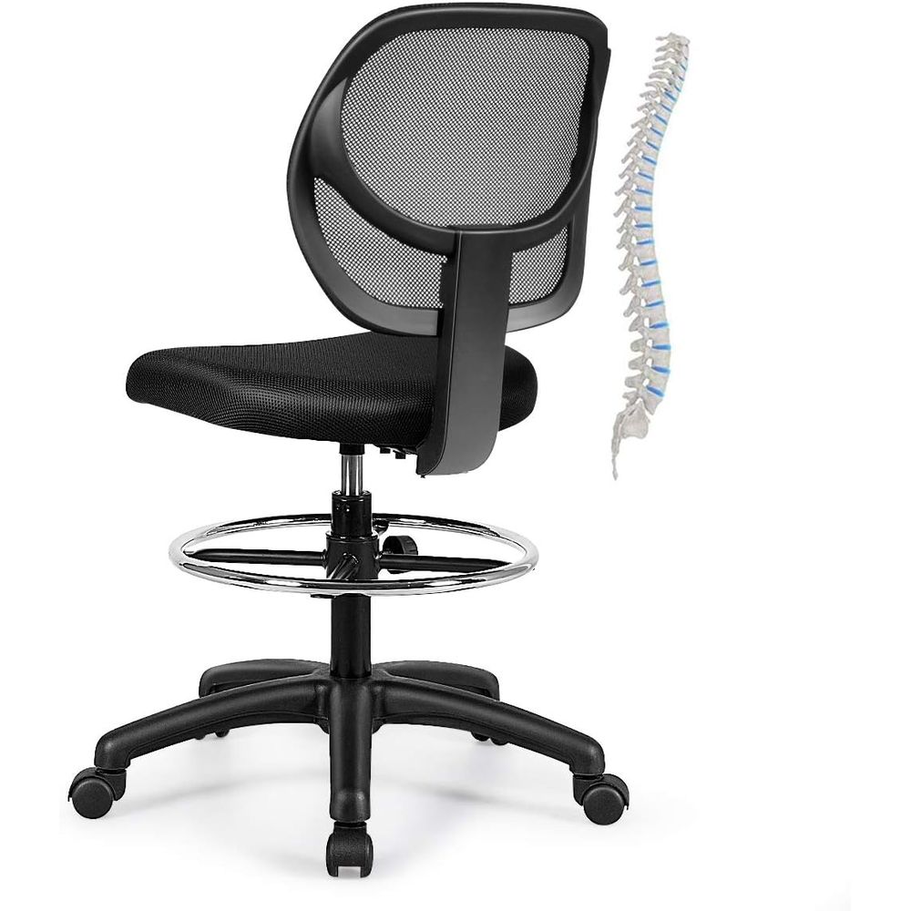 Ergonomic Black Mesh Swivel Of - Home Office For avis et prix