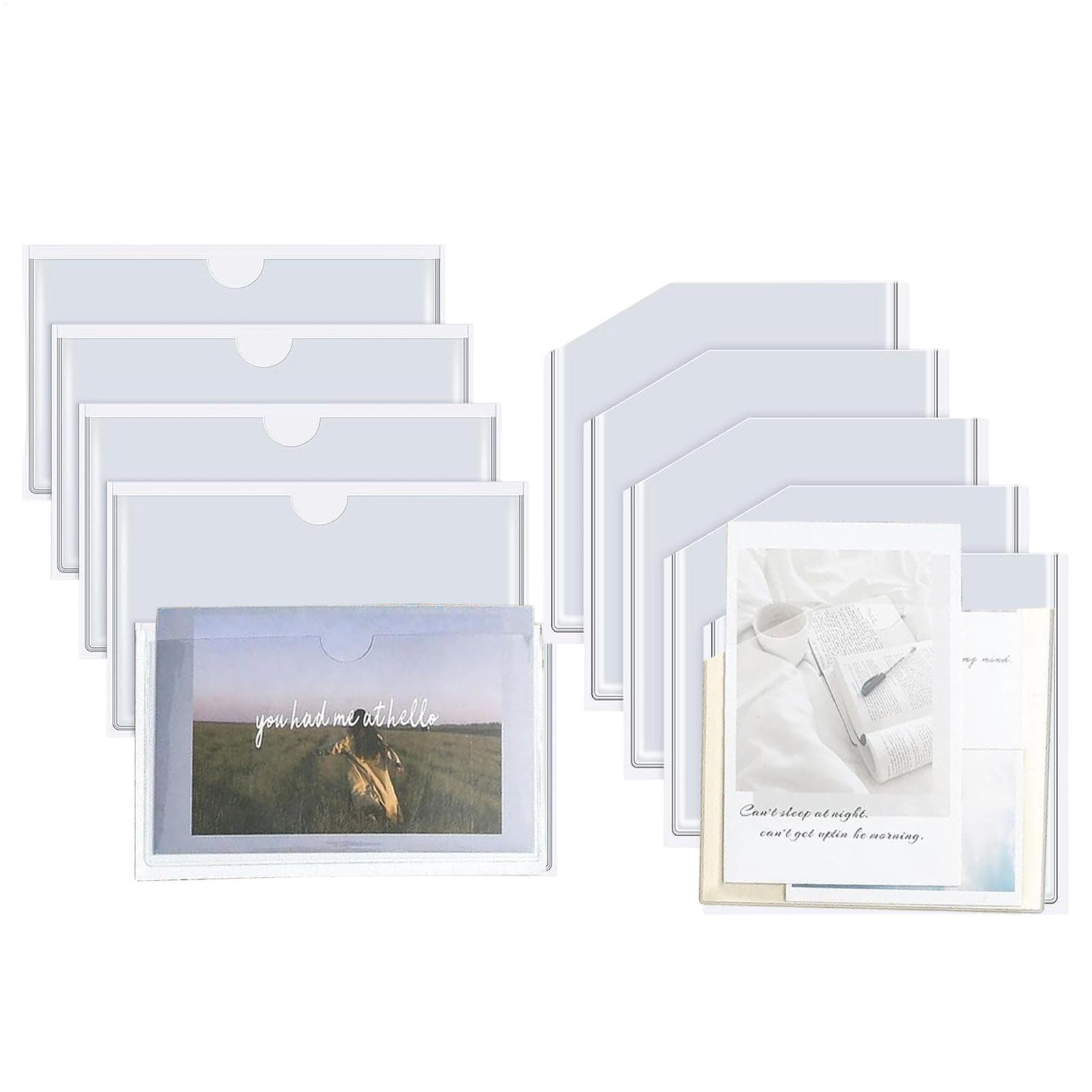 Clear Adhesive Pockets Dustpro - Home Office And Library avis et prix