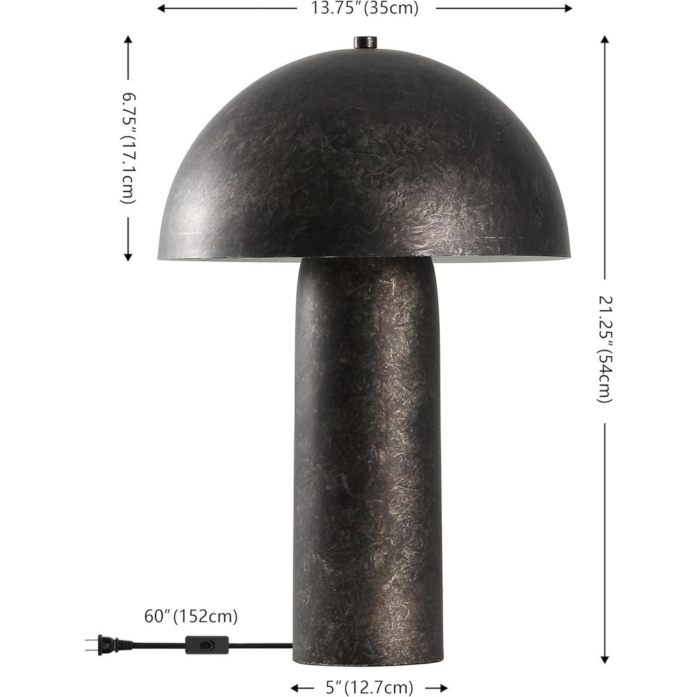 Antique Black 21-inch Mushroom - Home Office Desk avis et prix