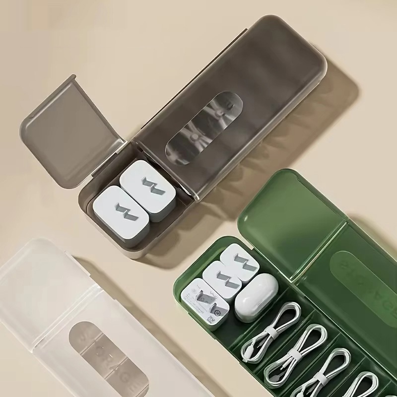 Cable Storage Box With 7 Compa - Cable Management Box avis et prix