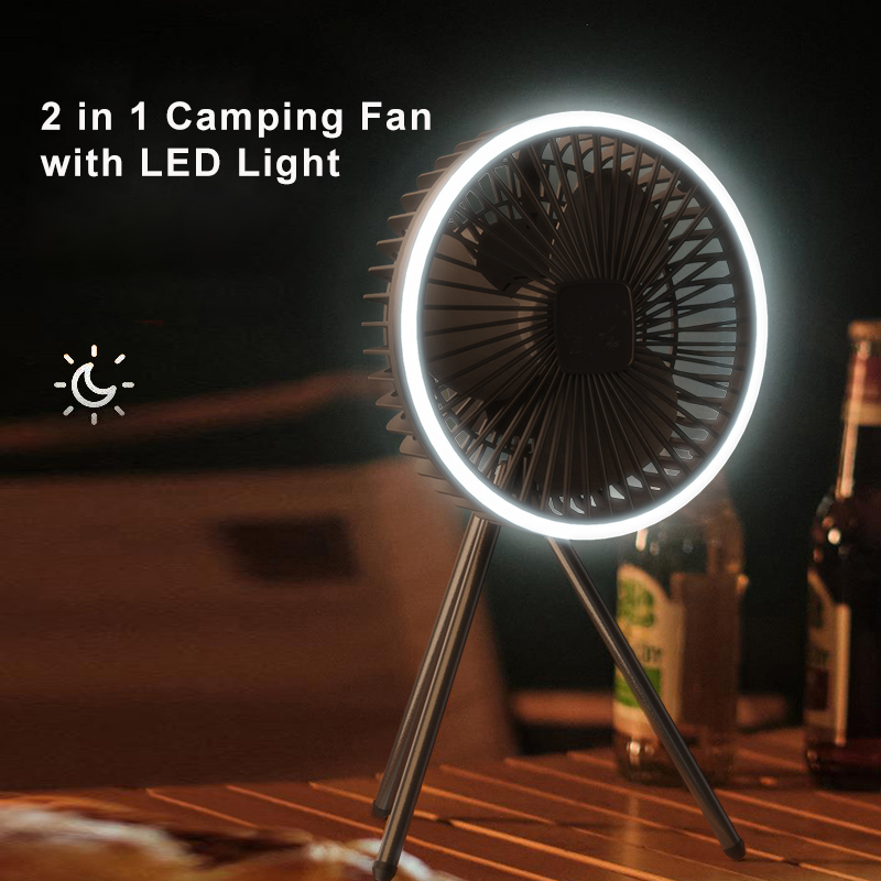 Portable Camping Fan 10000mAh  - Home Office Gadgets avis et prix