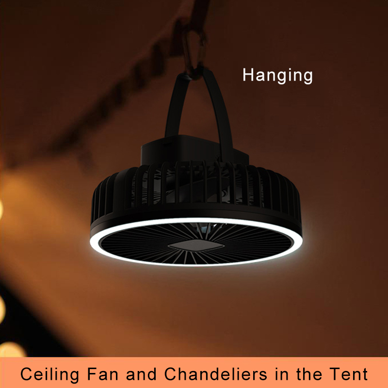 Portable Camping Fan 10000mAh  - Home Office Gadgets avis et prix