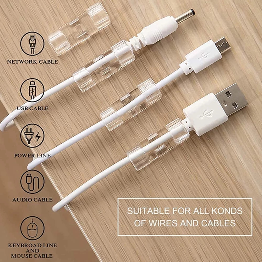 40PCS Cable Organizer Clips Ca - Cable Management Box avis et prix