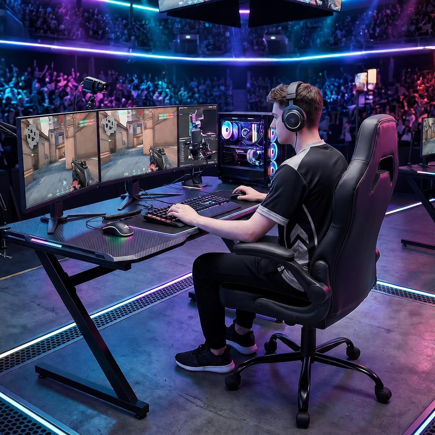 Ergonomic Computer Gaming Chai - Home Office Desk avis et prix
