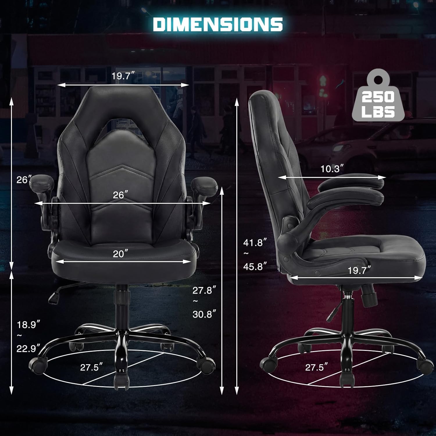 Ergonomic Computer Gaming Chai - Home Office Desk avis et prix