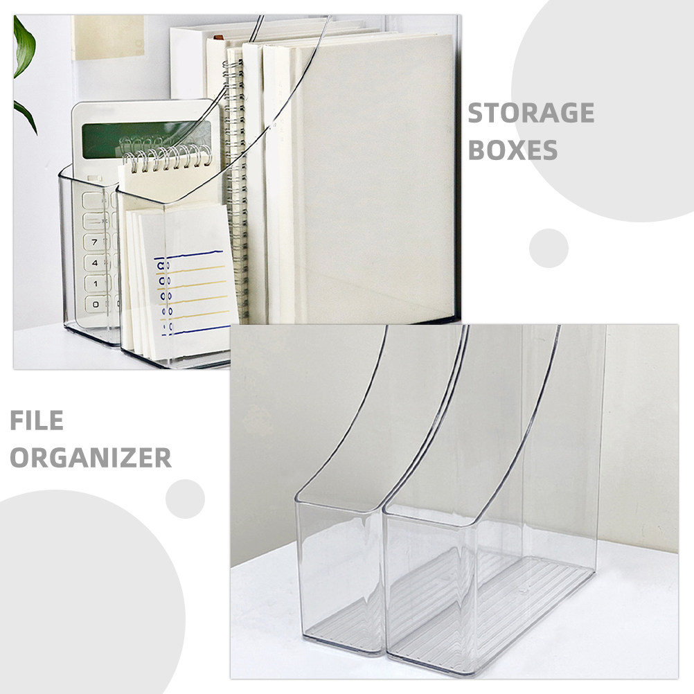 2Pcs Transparent File Organize - Home Office And Library avis et prix