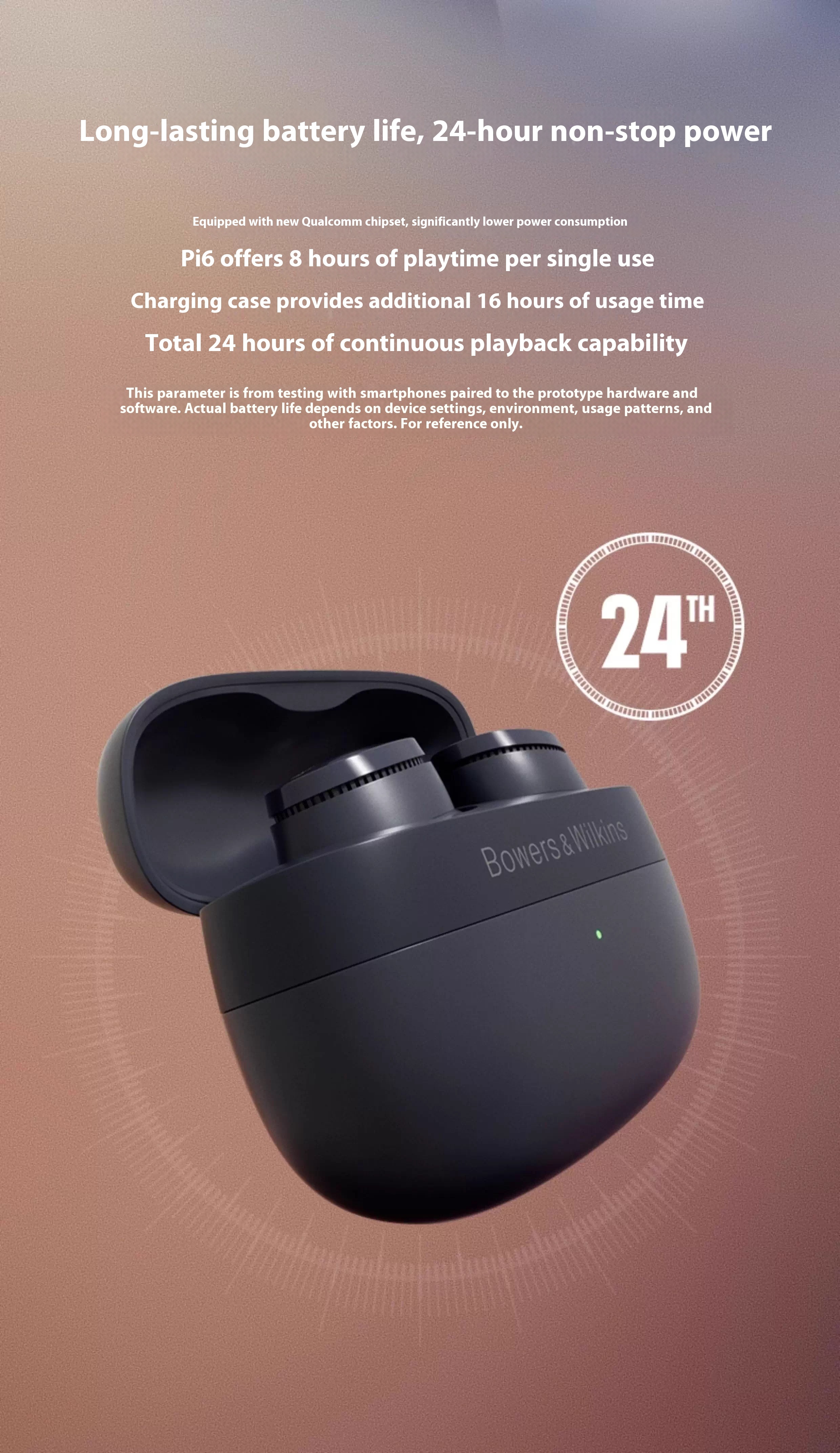 Genuine B&W Pi6 Wireless Bluet - Noise Canceling Headphones avis et prix
