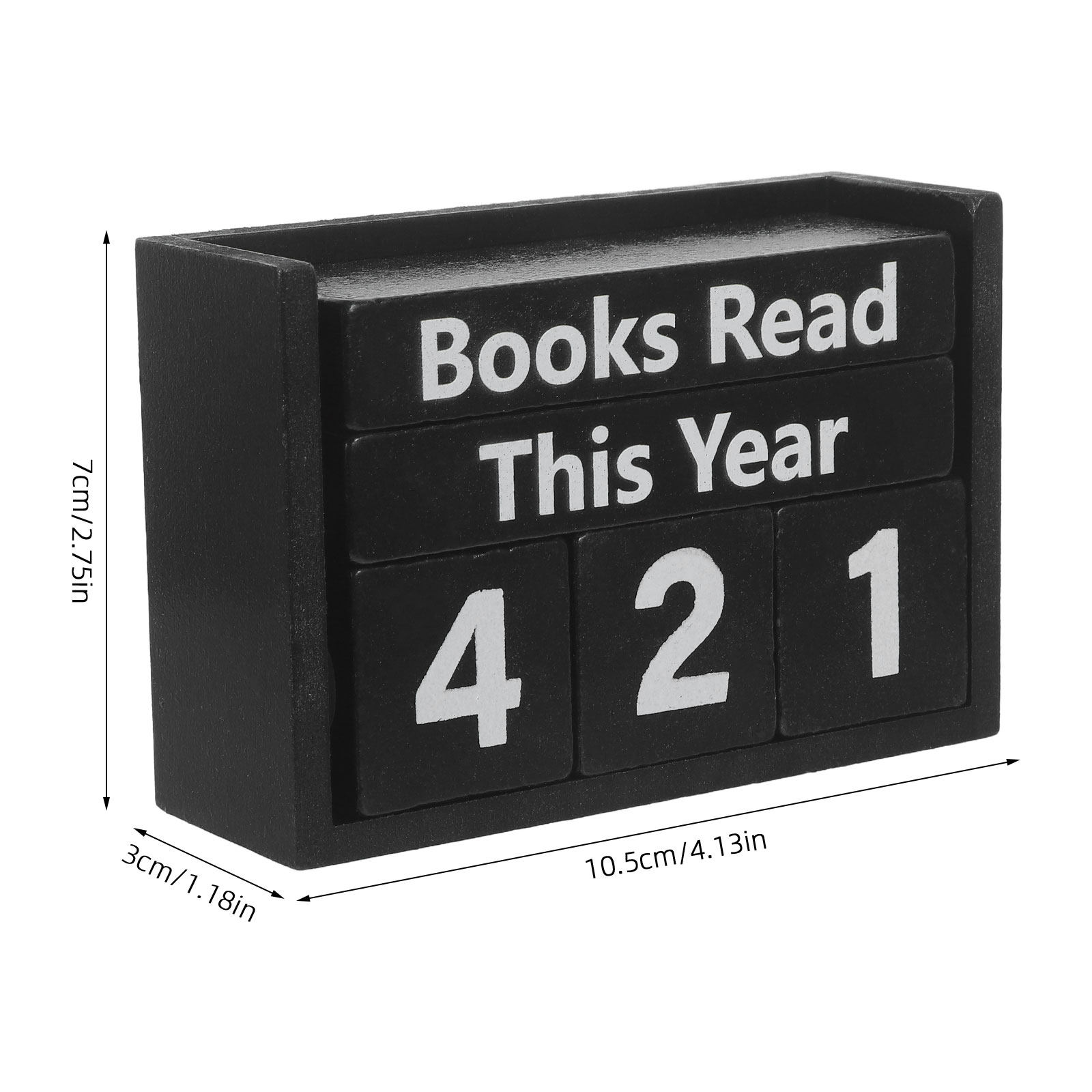 1Set Annual Book Tracker Woode - Home Office And Library avis et prix