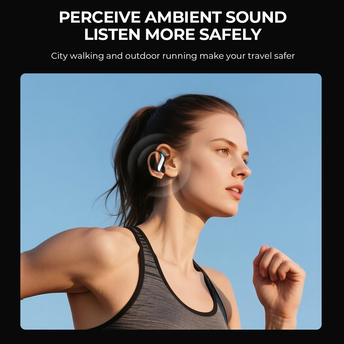 Open-ear Bluetooth Headphones  - Noise Canceling Headphones avis et prix