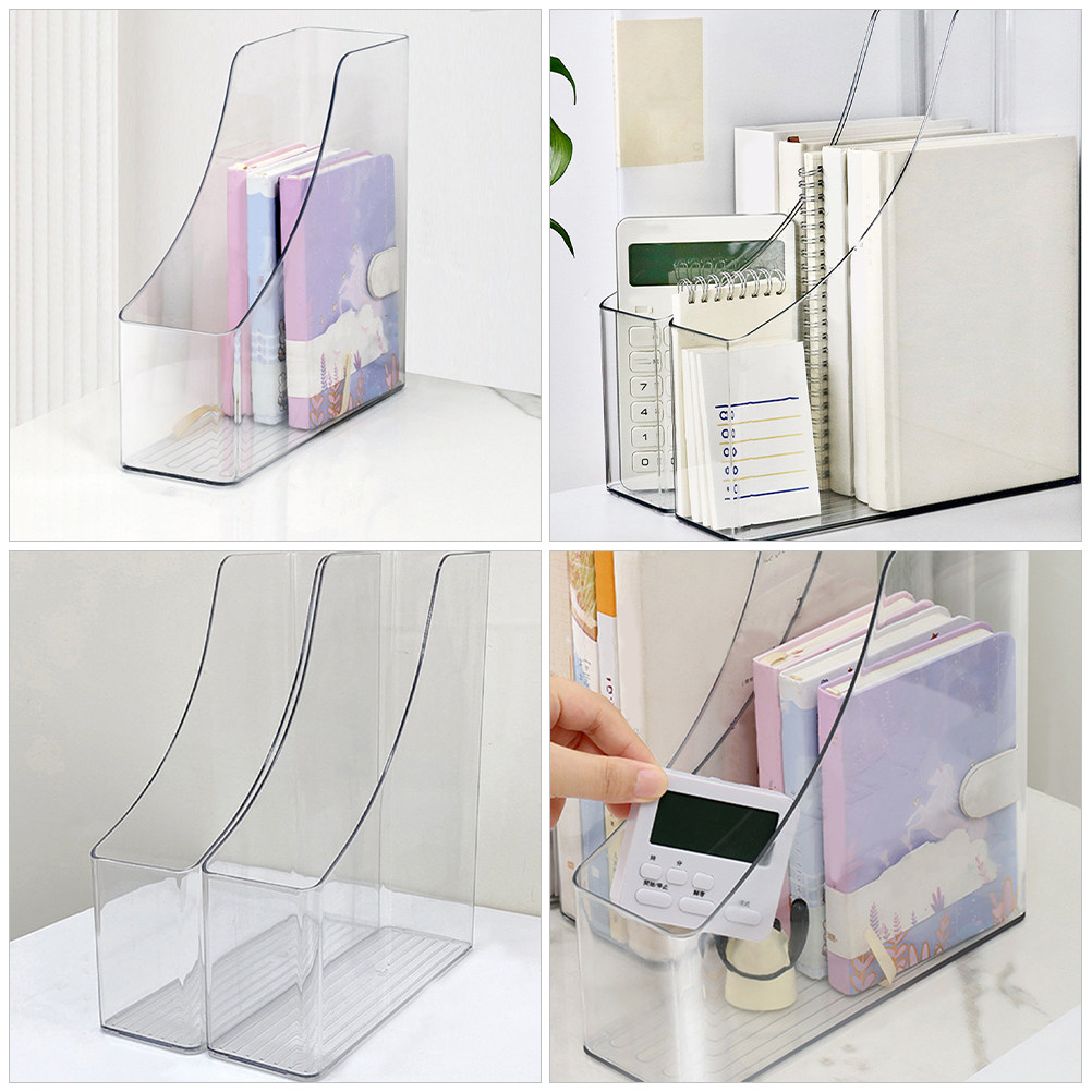 2Pcs Clear File Boxes Transpar - Home Office And Library avis et prix