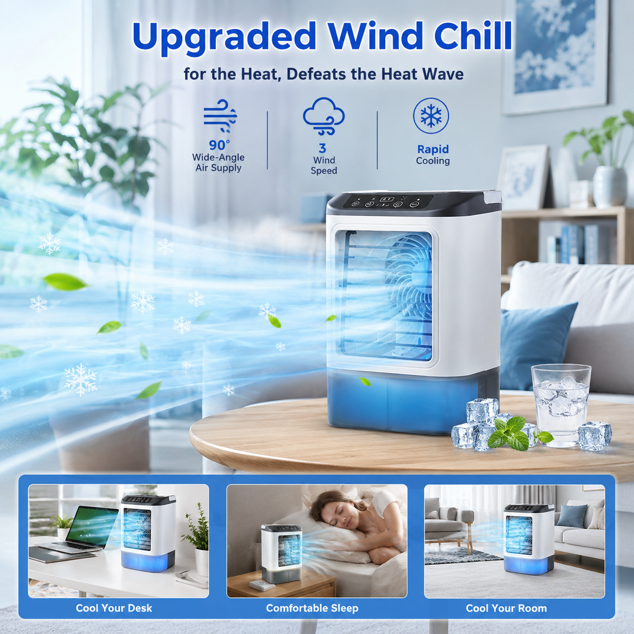 Portable USB Home Cooling Fan  - Home Office Gadgets avis et prix
