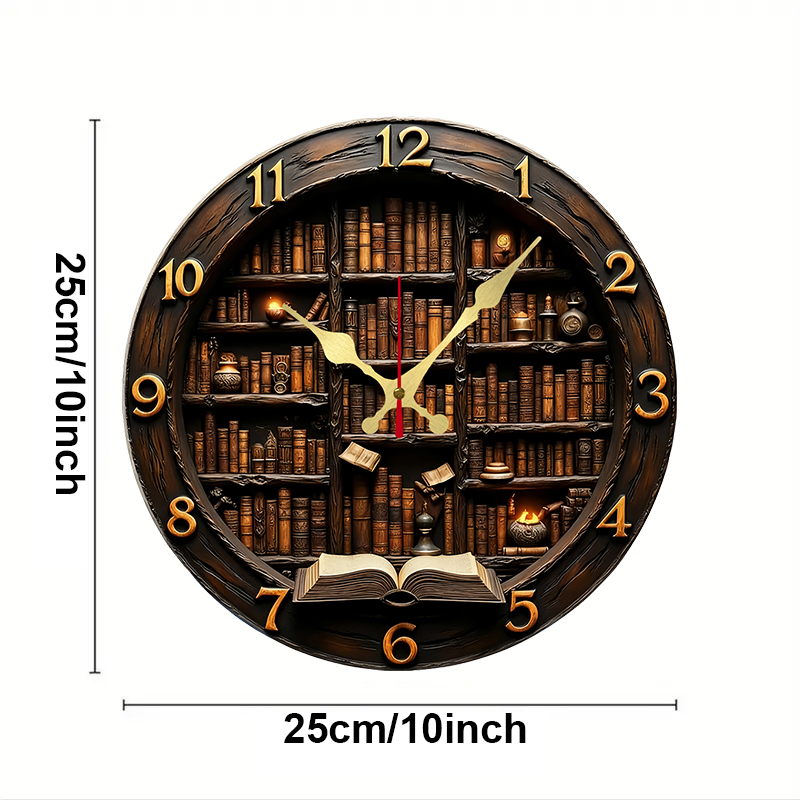 Library Nook Style Wooden Roun - Home Office And Library avis et prix