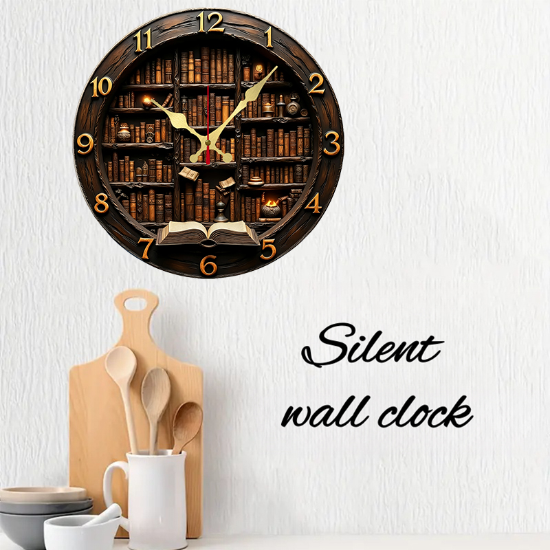 Library Nook Style Wooden Roun - Home Office And Library avis et prix