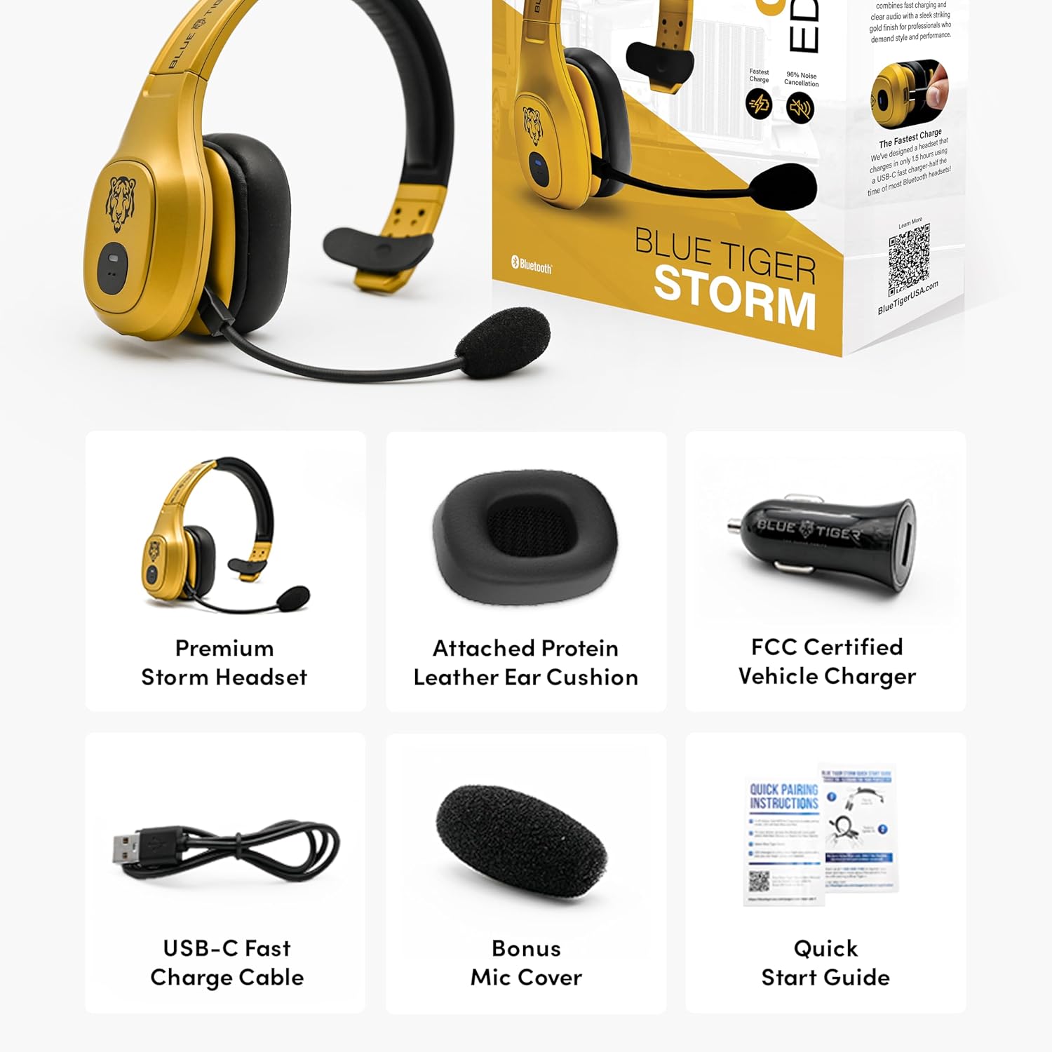 Premium Trucker Bluetooth Head - Noise Canceling Headphones avis et prix