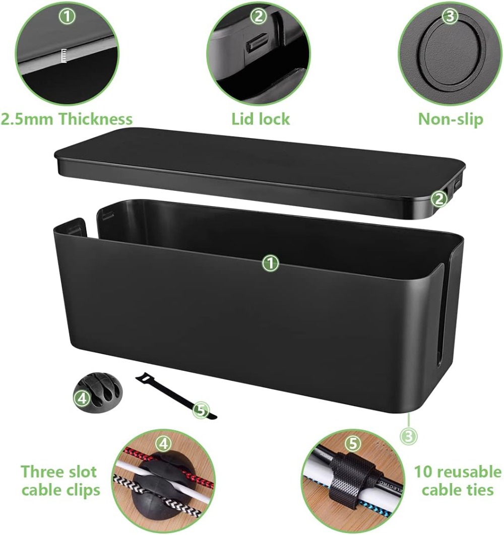 Cable Management Box, Large Co - Cable Management Box avis et prix