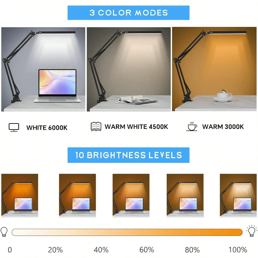 LED Desk Lamp For Home,Reading - Home Office Desk avis et prix