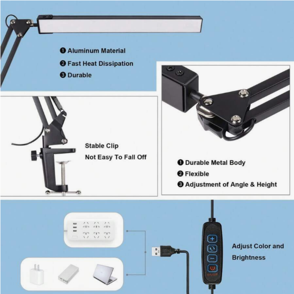 LED Desk Lamp For Home,Reading - Home Office Desk avis et prix